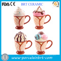 Cadeaux attrayants Ice Cream Mug en céramique décorative en gros